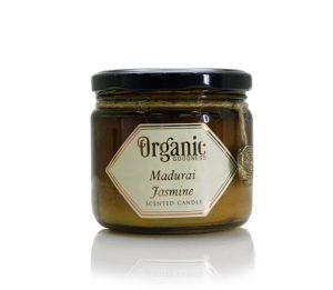 Organic Goodness Geurkaars in Glas Jasmijn - Soja Was (200 gram)