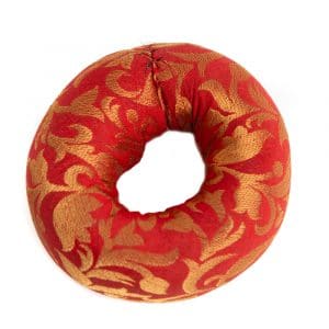 Klankschaalkussen Ringvormig Rood (10 x 3 cm)