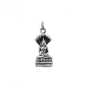 Geboortedag Boeddha hanger/bedel Zaterdag 925 zilver – 2 cm