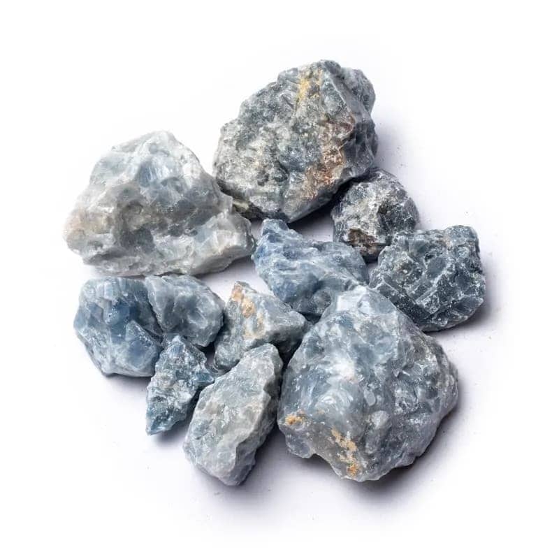 Ruwe Edelsteen Blauwe Calciet - 500 gram