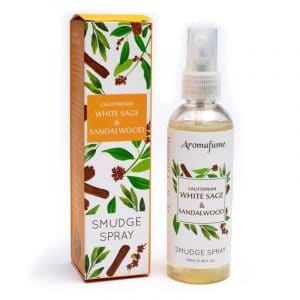 Aromafume Natural Smudge Spray Witte Salie en Sandelhout