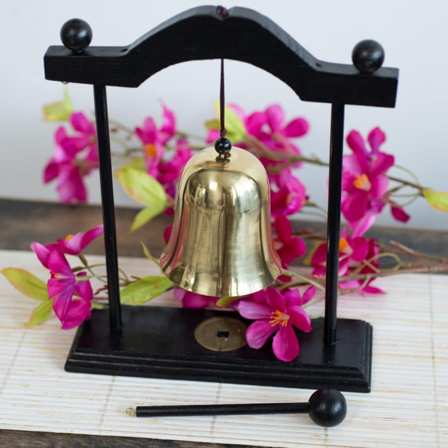 feng shui tafelgong bel met klopper