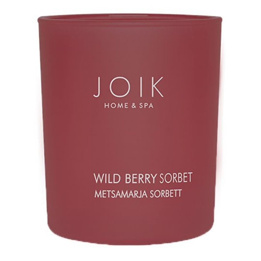 JOIK Vegan Geurkaars van Koolzaadwas - Wild Berry Sorbet