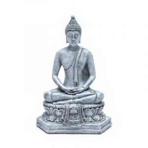 Thaise Boeddha Mediterend Grijs -18 cm