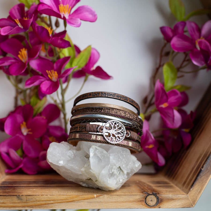 bohemian armband met tree of life