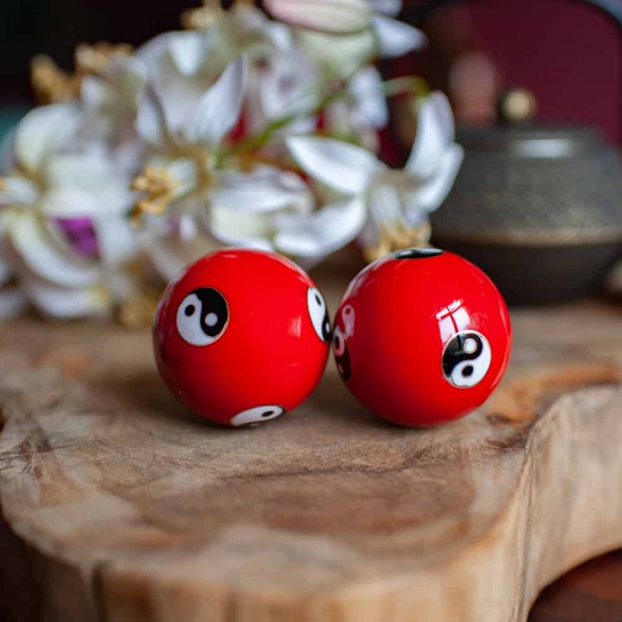 meridiaan kogels yin yang groot