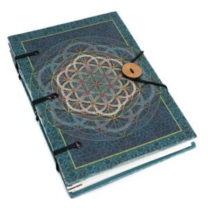 Spiritueel Notitieboekje Seed of Life (18 x 13 cm) - Handgemaakt