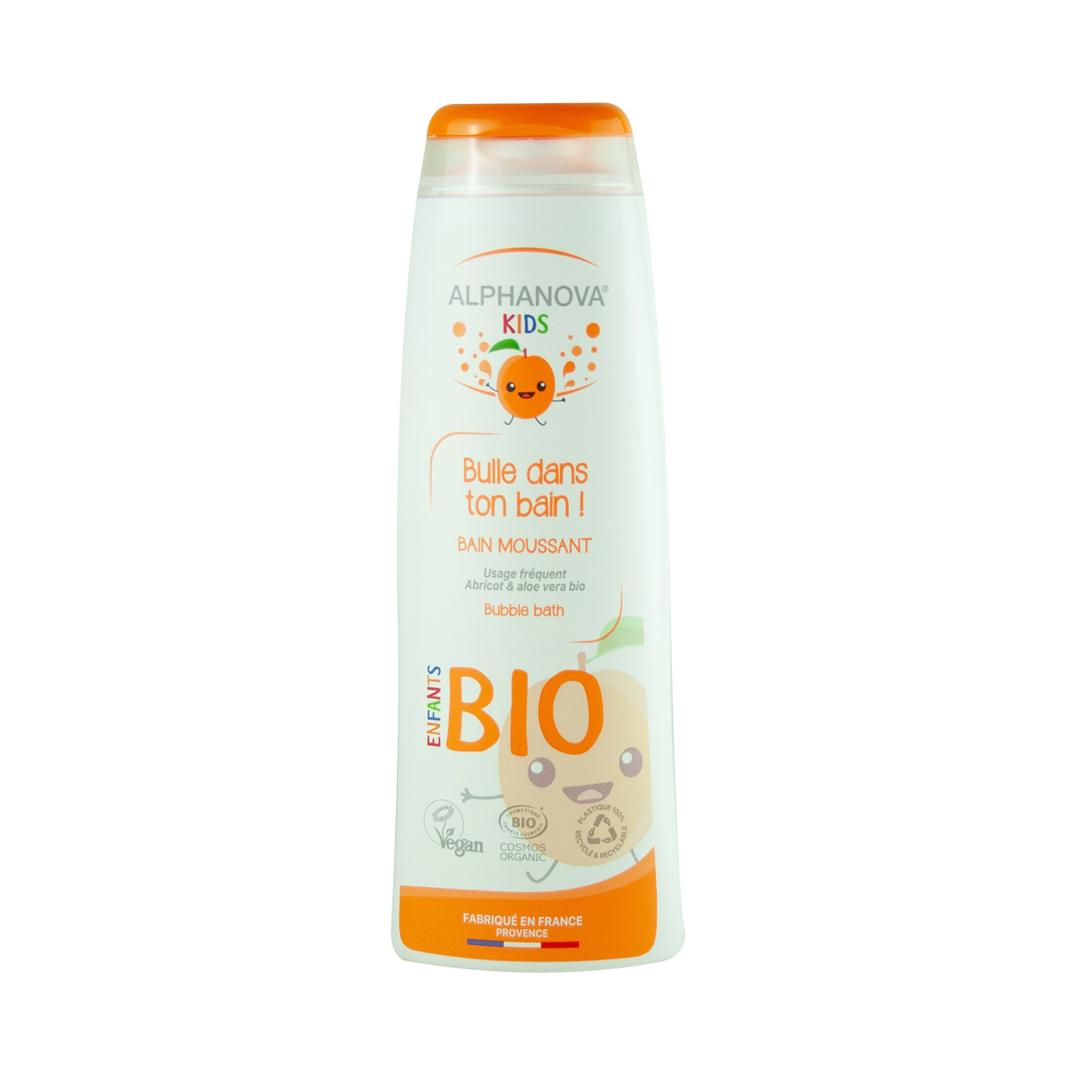 ALPHANOVA KIDS BIO Bubbel Bad Abrikoos - 250 ml