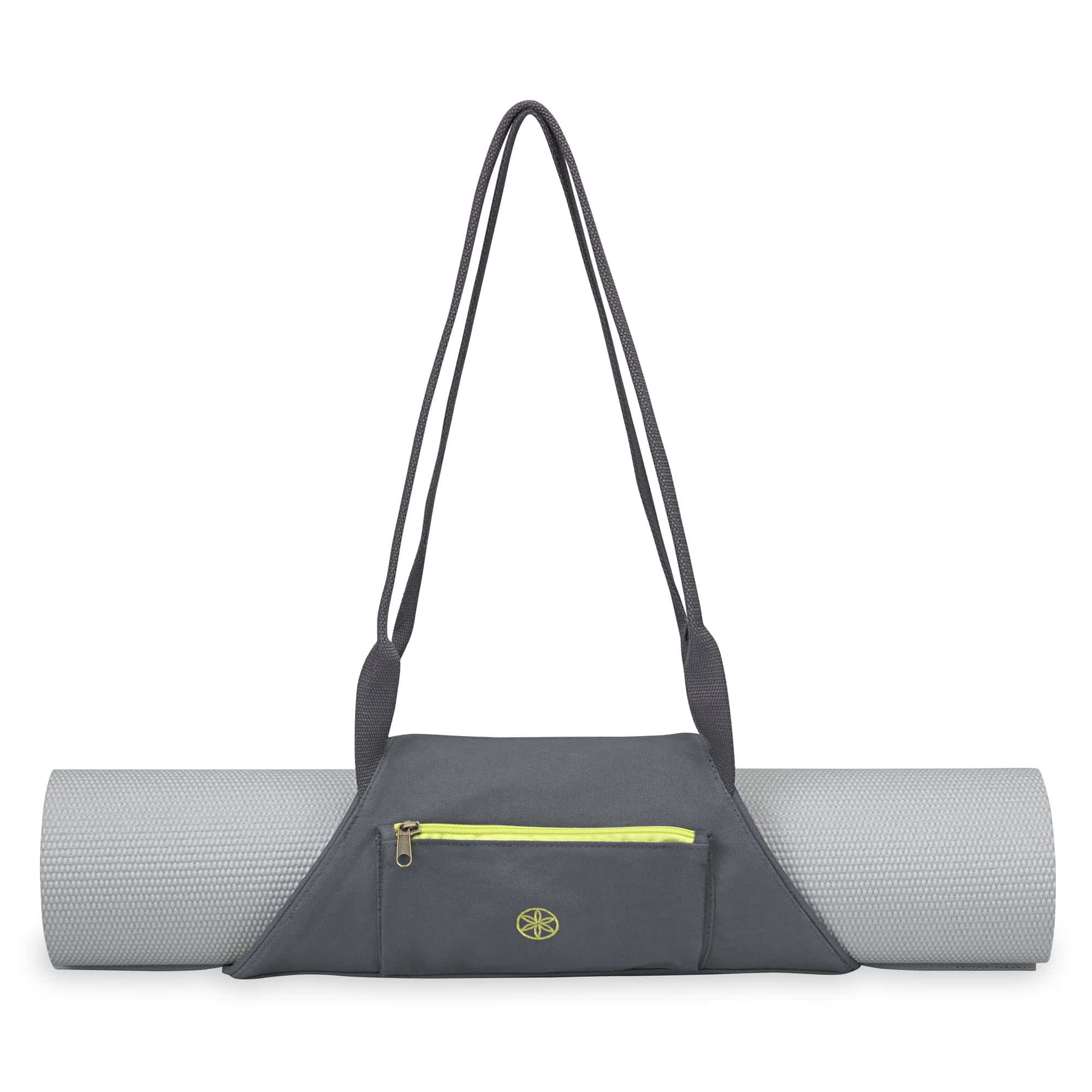 Gaiam Yogamat Drager On-The-Go Geel/Grijs