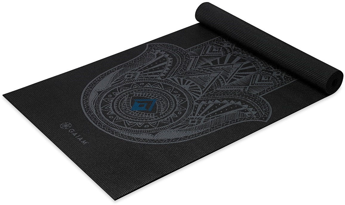 Gaiam Yoga Mat Latex-Vrij PVC Hamsa Print 4 mm - (173 x 61 cm)