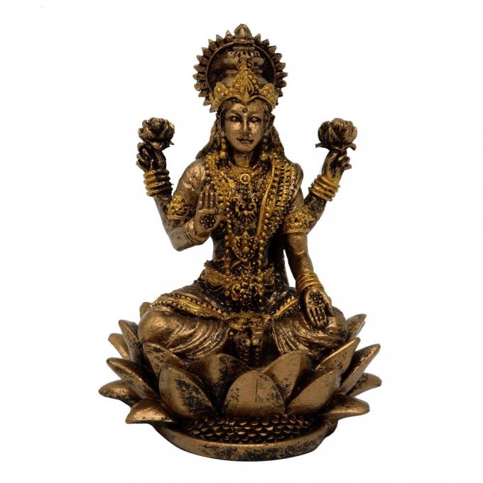 Hindoe Beeld Vrijdag Godin Laxmi (7 cm)