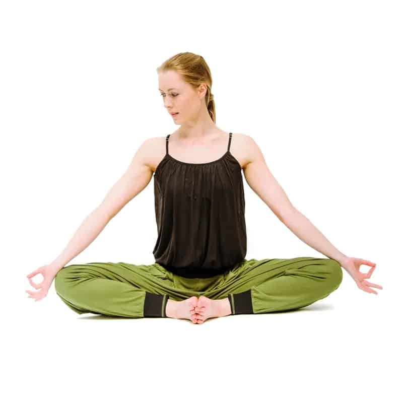 Yoga Top Comfort Flow Viscose Zwart M-L