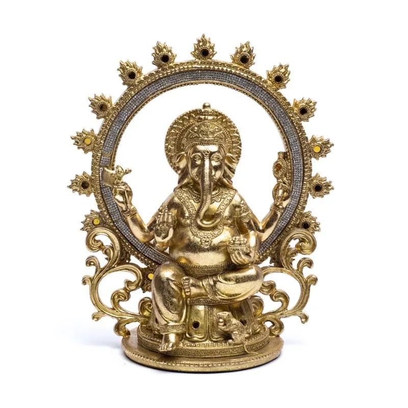 Ganesha Vlammend Aureool (30 cm)