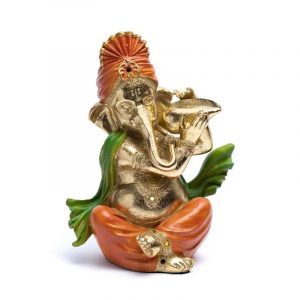 Beeld Ganesha met Rituele Schelp (25 cm)