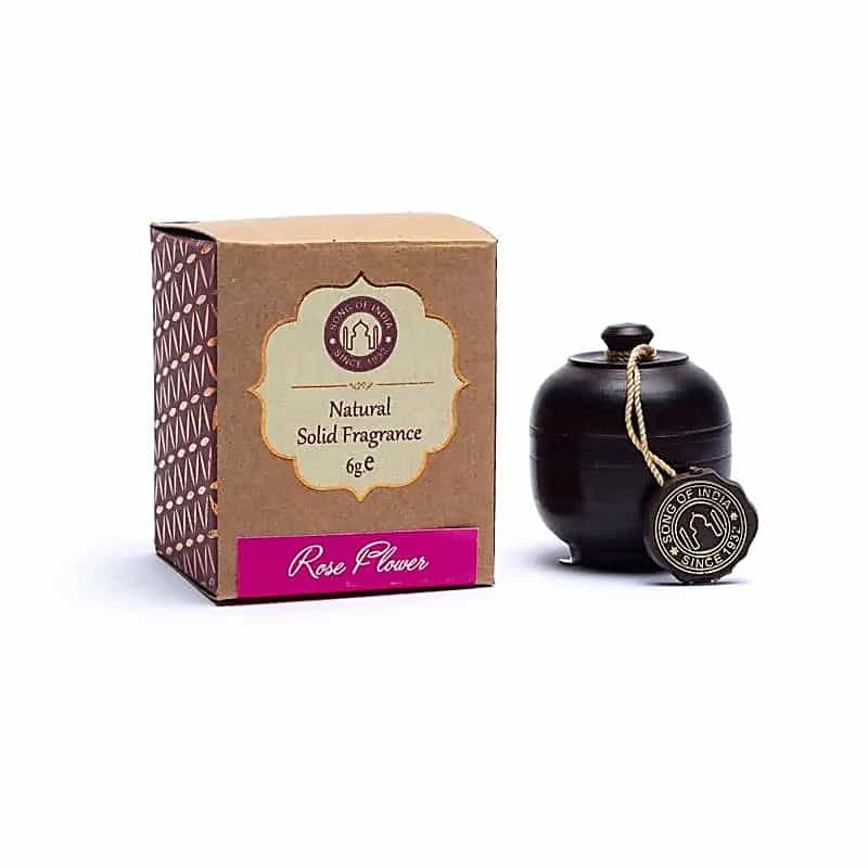 Geurcrème Roos in Rozenhout Potje - 6g