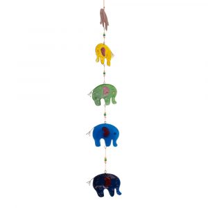 Mobiel 5 Olifanten - Multicolor