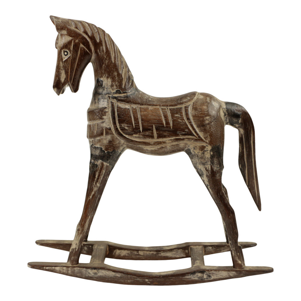 Houten Hobbelpaard Bruin