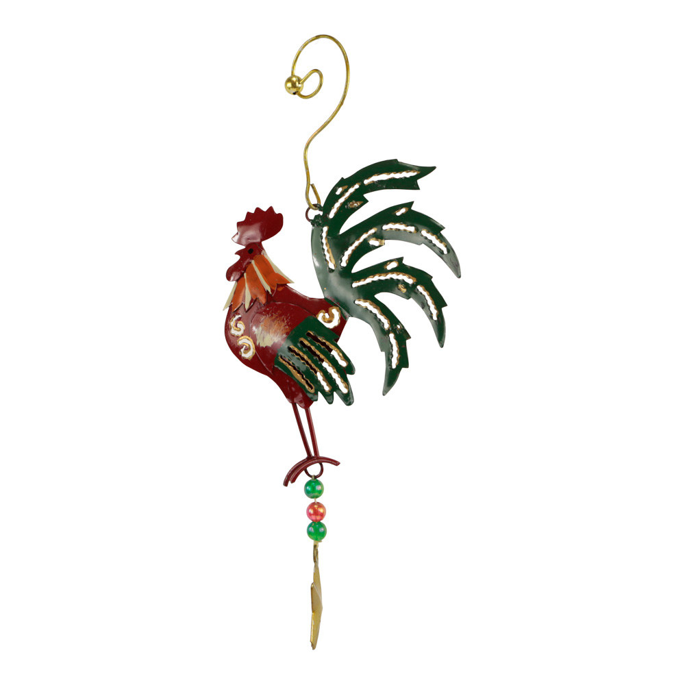 Decoratieve Hanger Haan met Ster (24 cm)