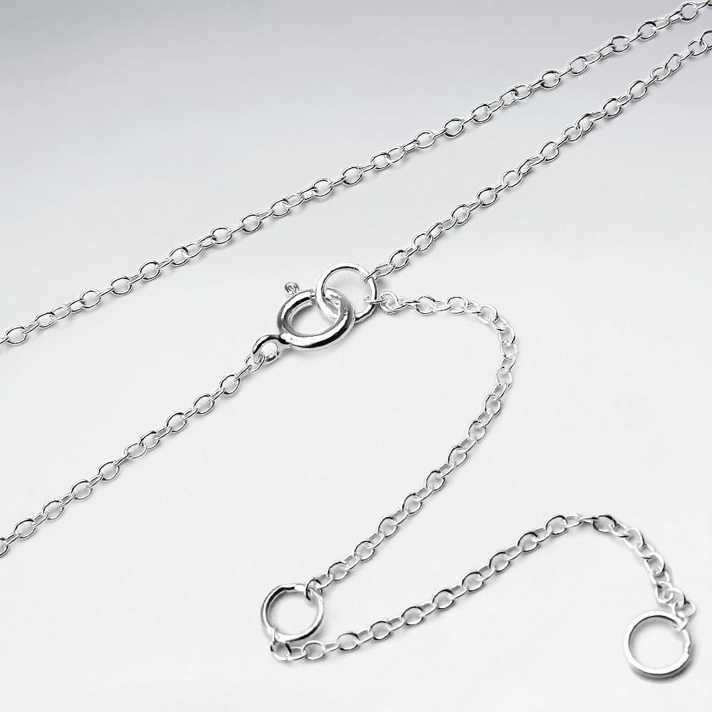 Halsketting Zilver 45 cm
