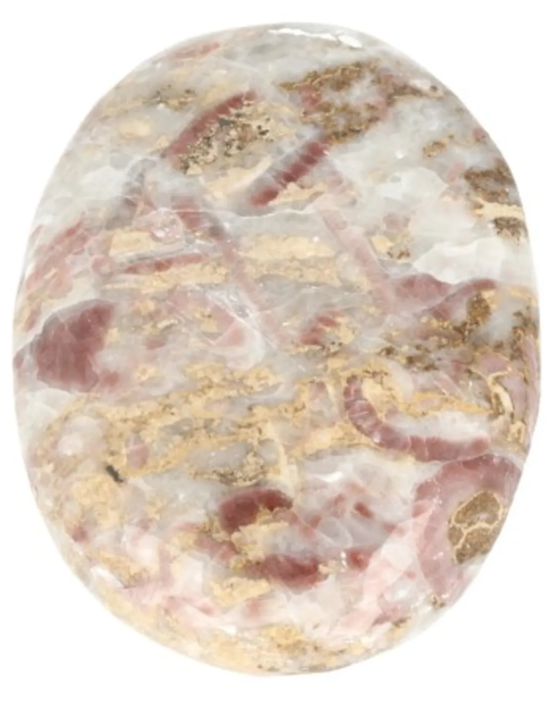 Calciet Strawberry handsteen