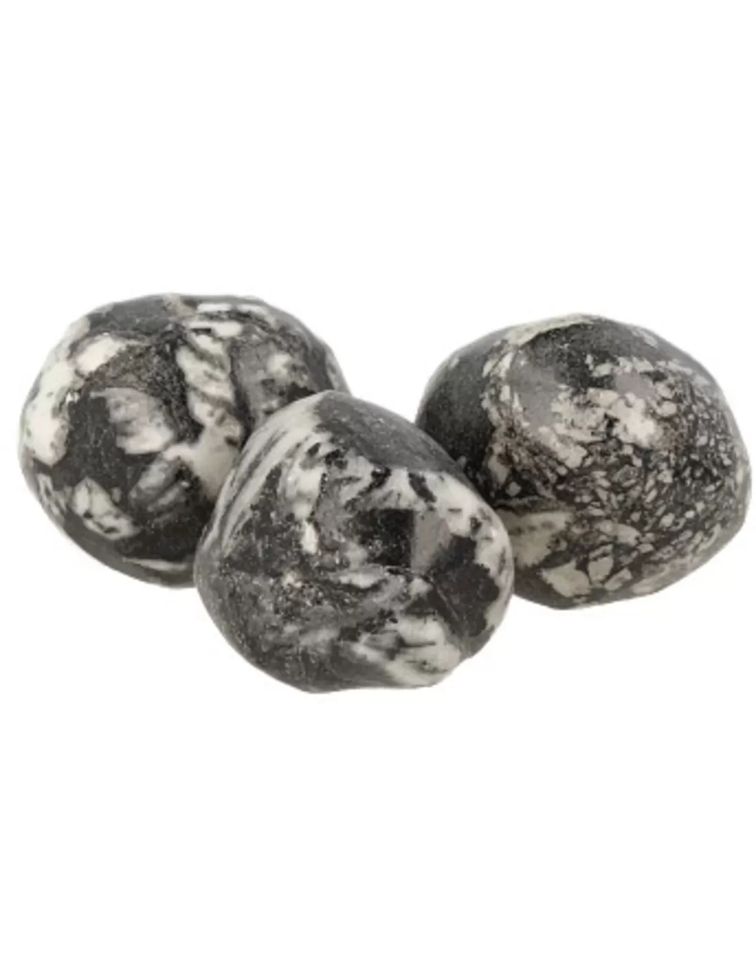 Trommelstenen Jaspis Chrysant (20 - 40 mm) - 3 stuks