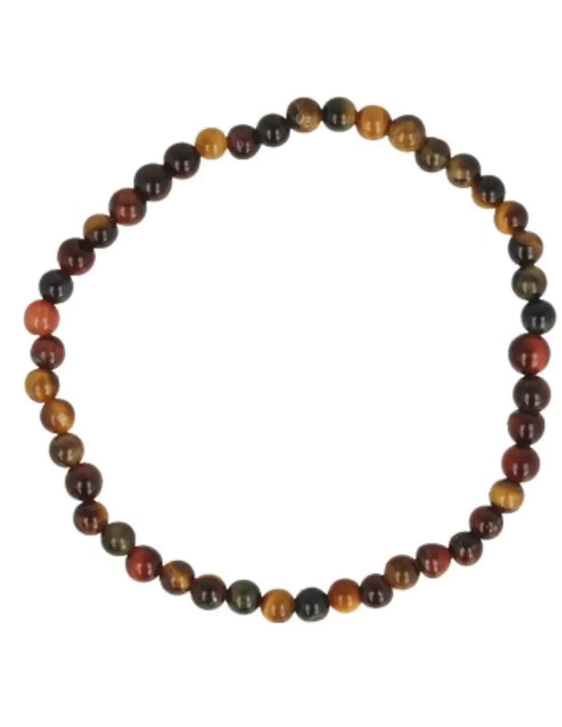 Katten/Tijger/Valkenoog kralenarmband 4 mm