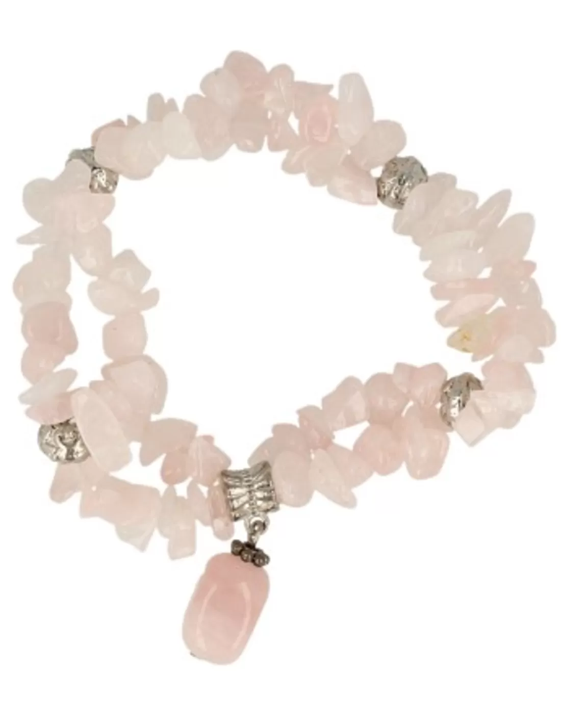 Armband Dubbelstrengs - Rozenkwarts