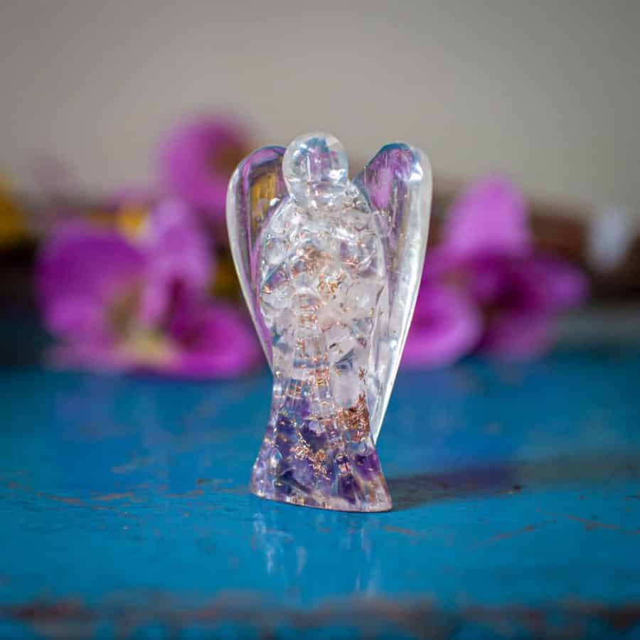 orgone edelstenen engel gouden driehoek