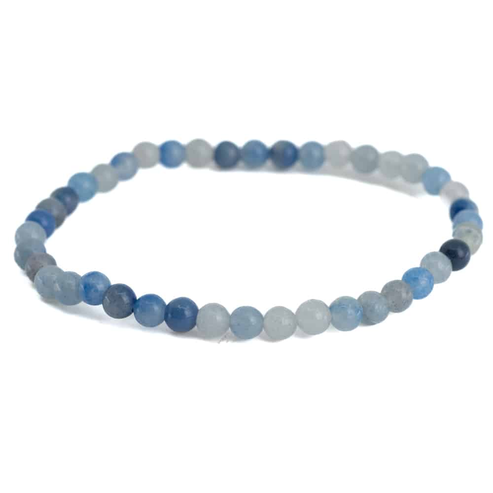 Edelsteen Armband Blauwe Aventurijn (4 mm)
