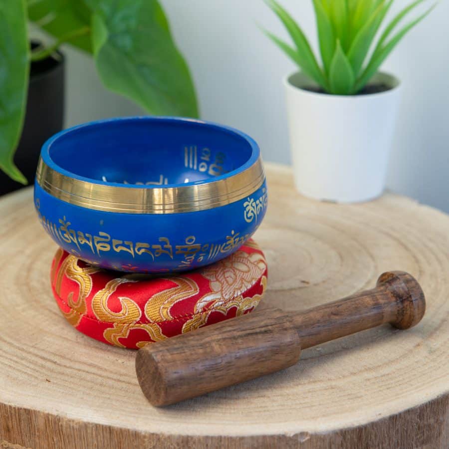 klankschaal geschenkset deluxe blauw