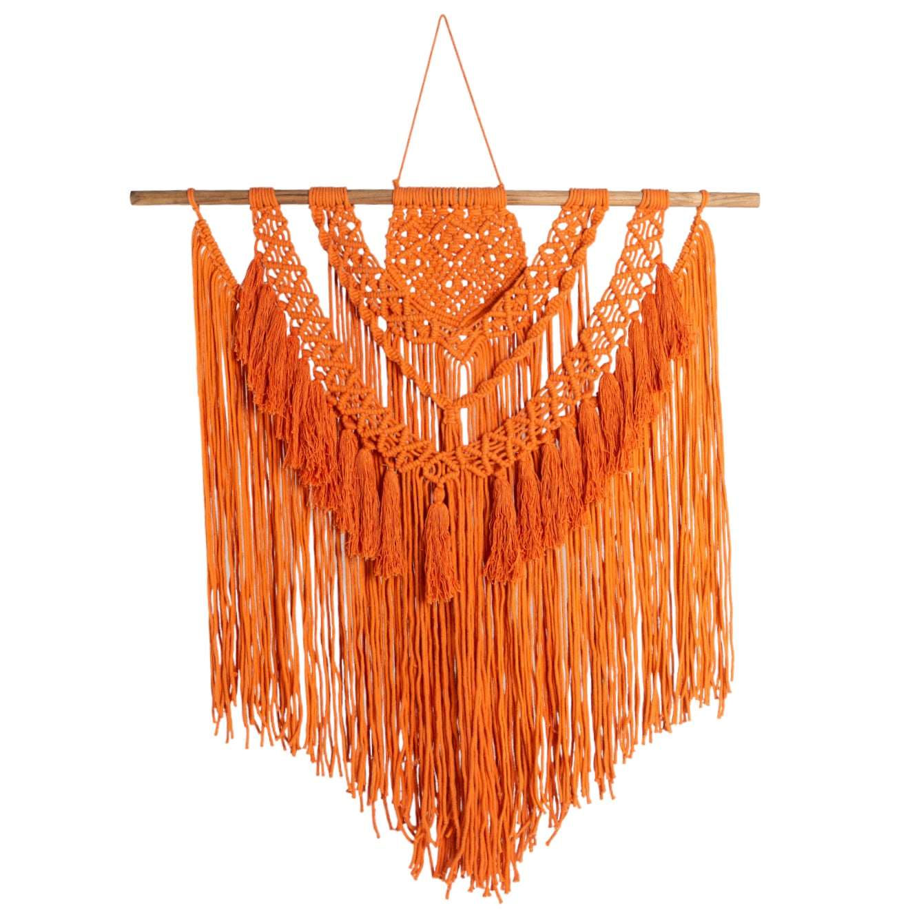 Handgemaakte Macramé Hanger Extra Groot (90 cm)