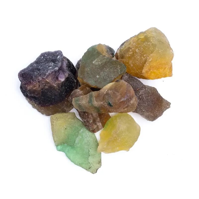 Ruwe Regenboog Fluoriet (3 - 8 cm) - 1 kg