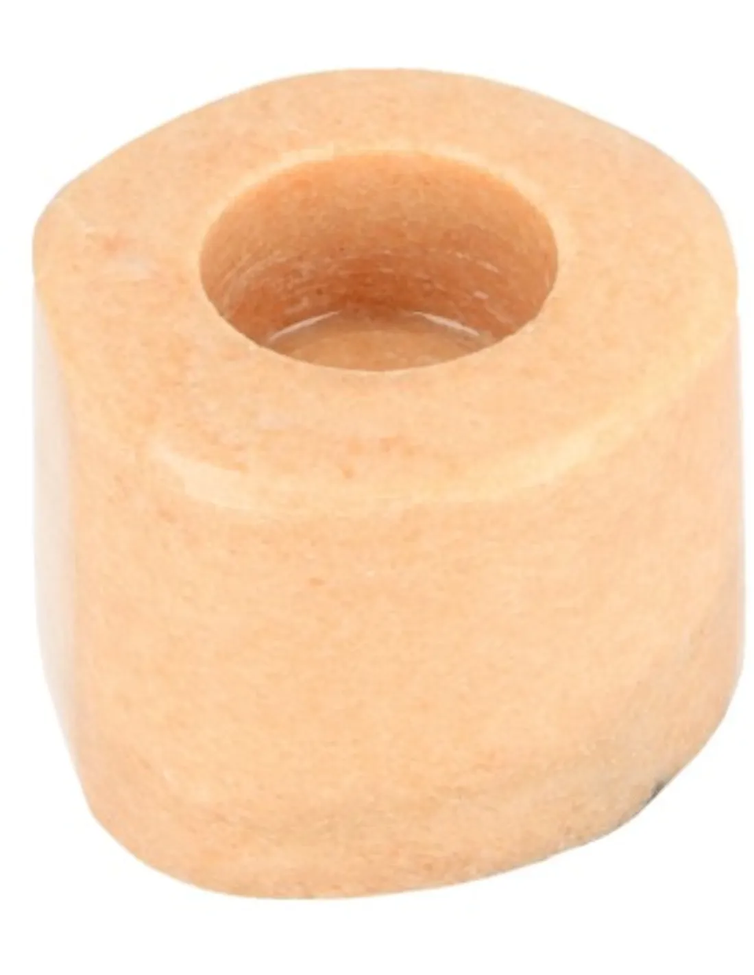 Theelichthouder Calciet oranje