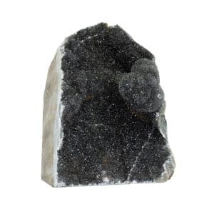Ruwe Zwarte Amethist Edelsteen Geode Staand 1000 - 2000 gr