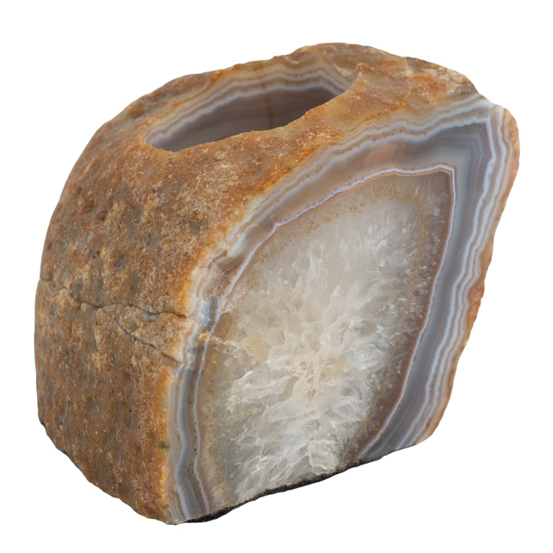 Waxinelichthouder Agaat (ca. 500 ~ 800 gram)