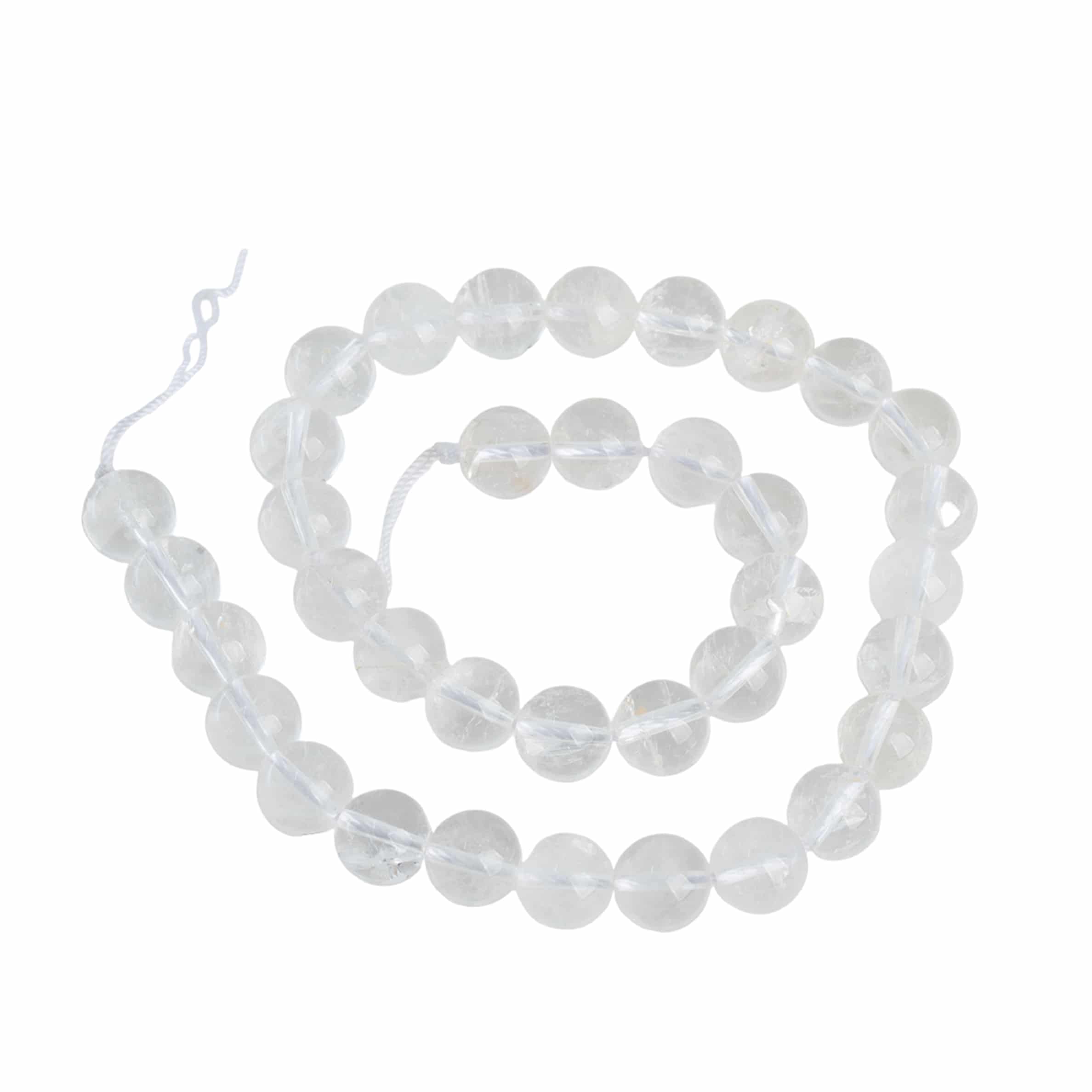 Edelsteen Kralen Streng Bergkristal (10 mm)