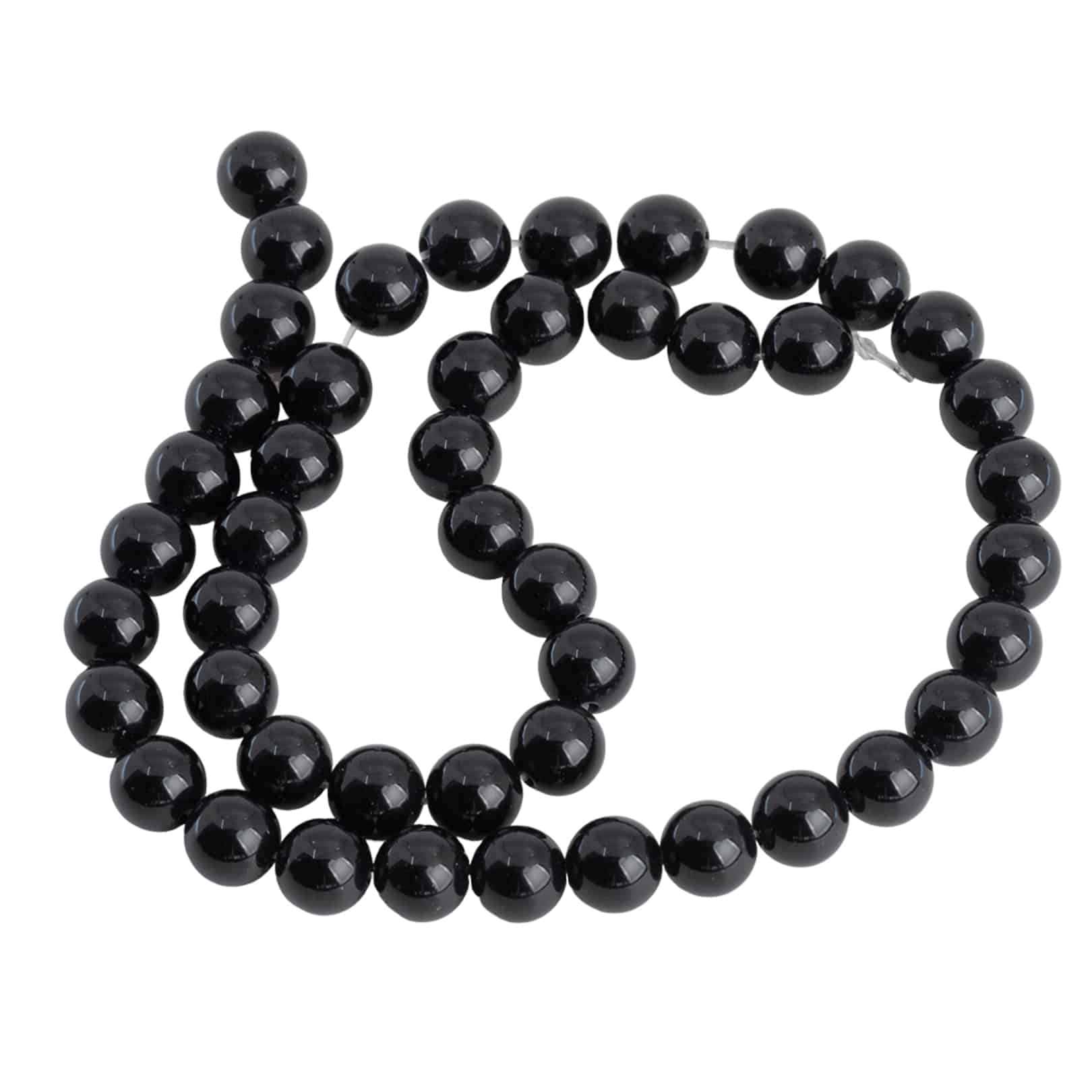 Edelsteen Kralen Streng Zwarte Onyx (8 mm)