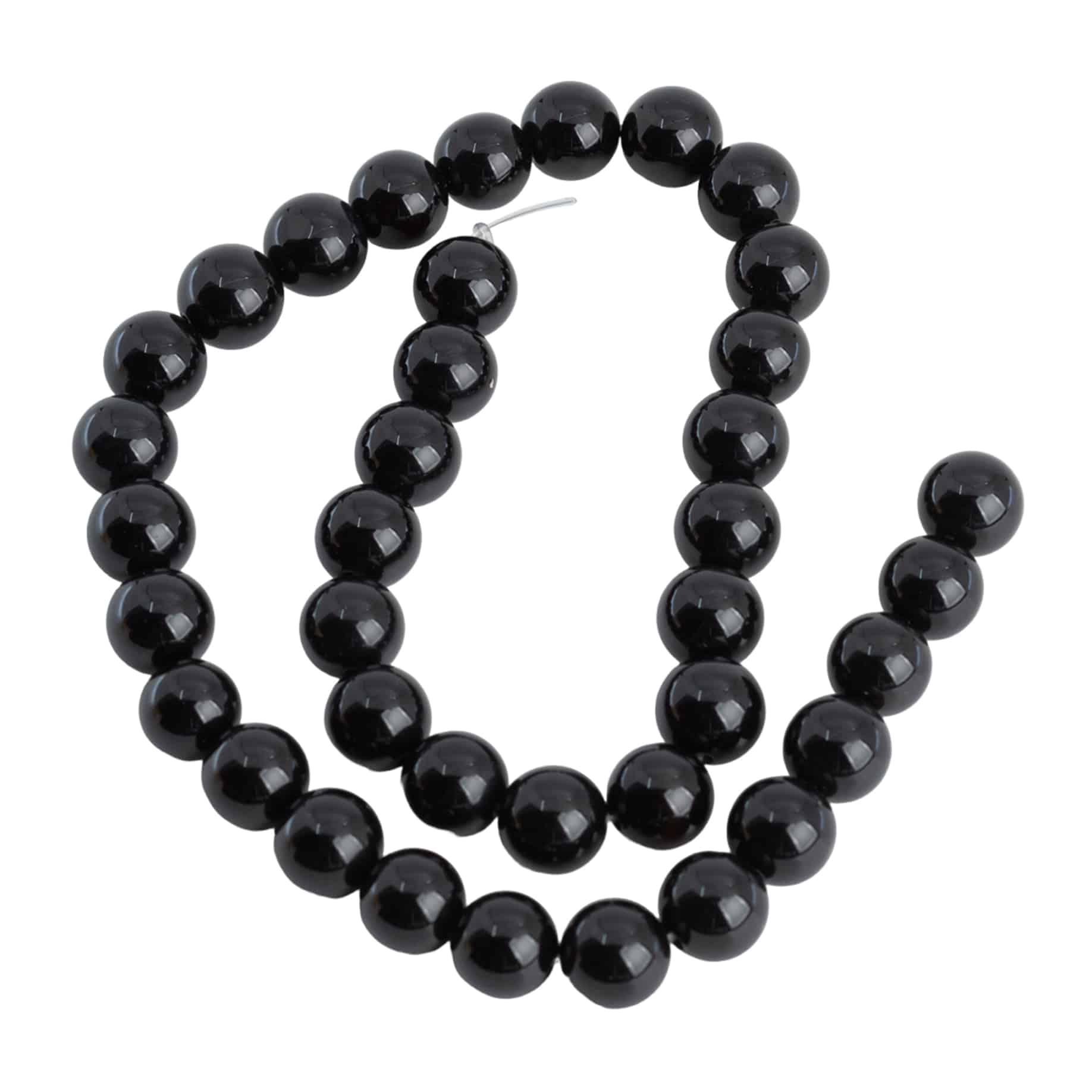Edelsteen Kralen Streng Zwarte Onyx (10 mm)