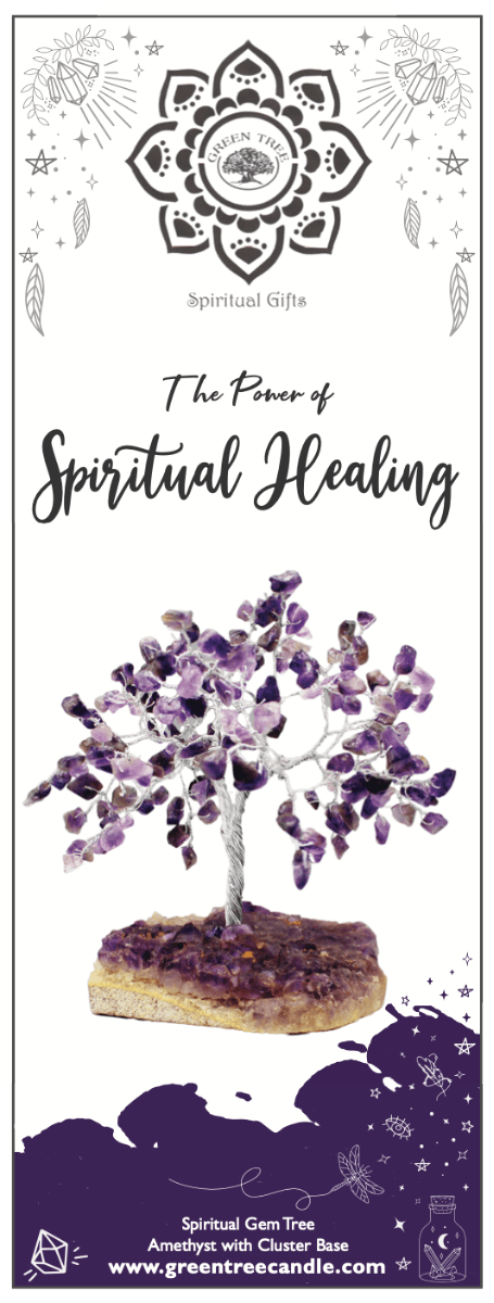 Edelsteenboom Amethist - Spirituele Genezing - 18 cm