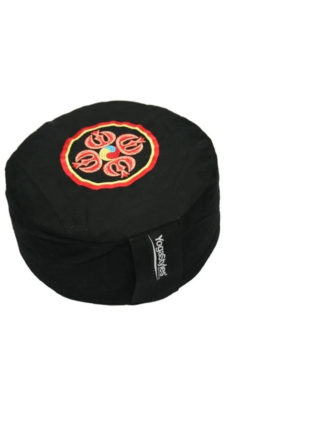 YogaStyles Meditatiekussen Symbolic Ohm zwart