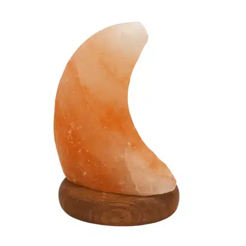 Himalaya Zoutlamp USB - Halve Maan (1 kg)