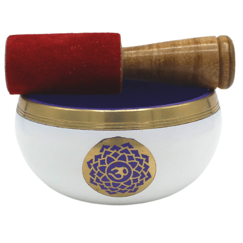 Klankschaal Kruin Chakra- Wit (10 cm)