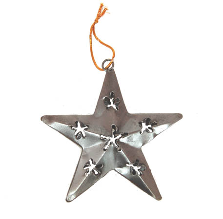Hanger Ster Metaal Naturel (15 cm)