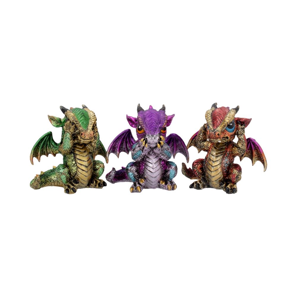 Nemesis Now Beeldjes/figuren Three Wiselings Draak Multicolours
