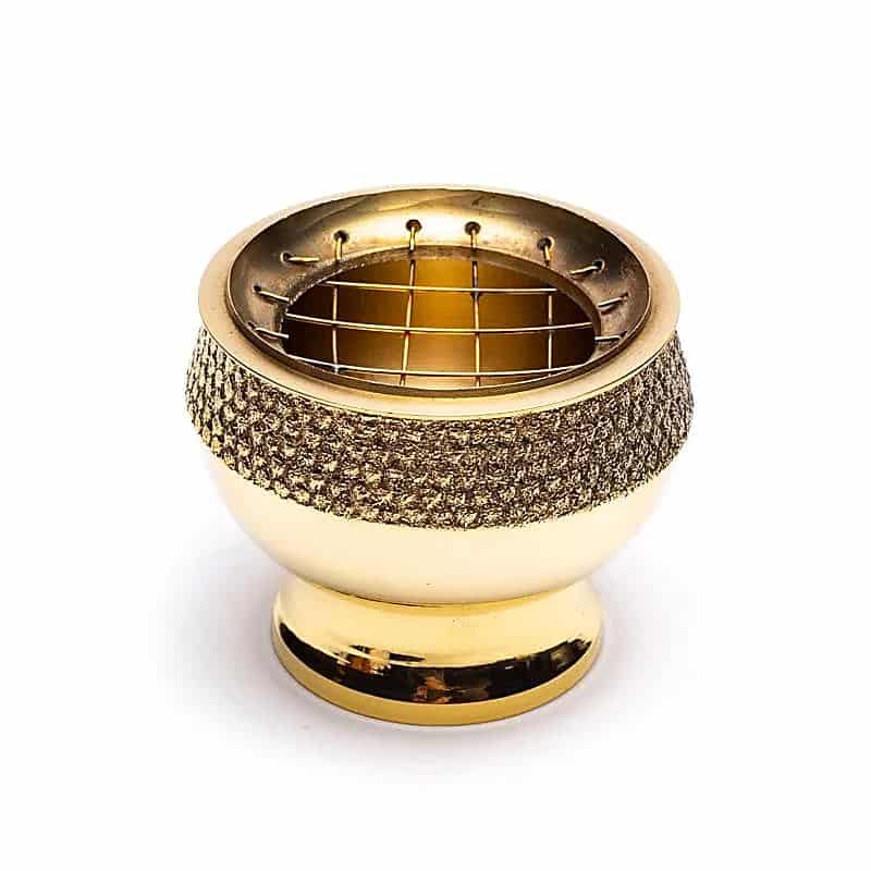 Gouden Messing Wierookbrander uit India