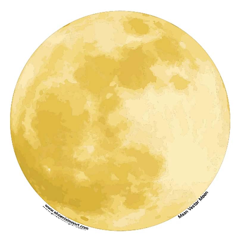 Raamsticker - Volle Maan - 11,7cm