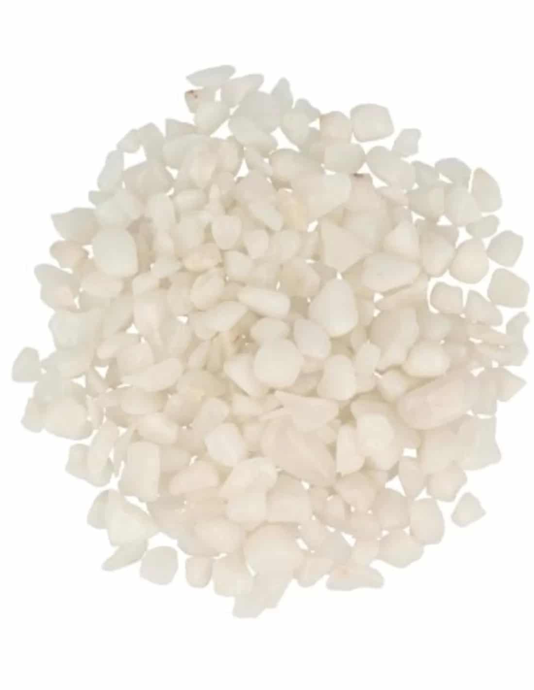 Sneeuwkwarts 250 gr. trommelstenen (mt1)