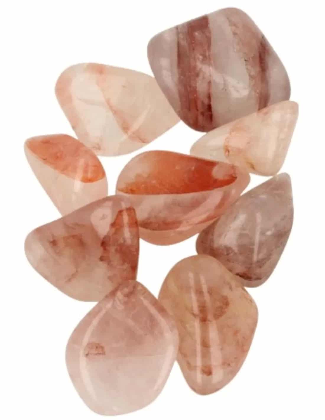 Red Healer 250 gr. trommelstenen (mt3)