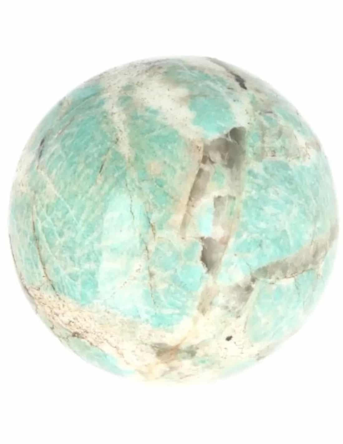 Amazoniet edelsteen bol 45-50 mm