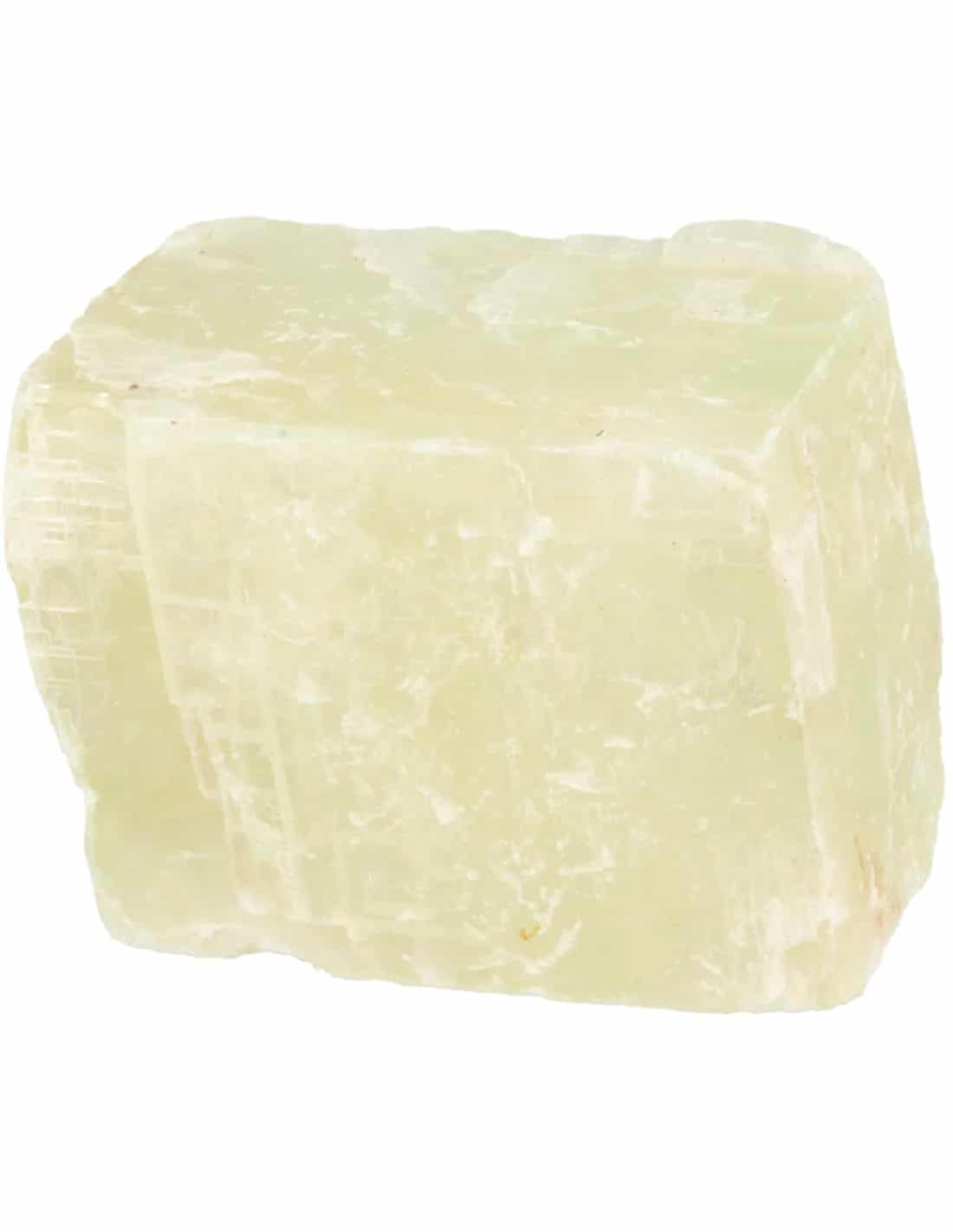 Calciet Groen Ruw Dubbelspaat Stuk 750 - 1000 Gram